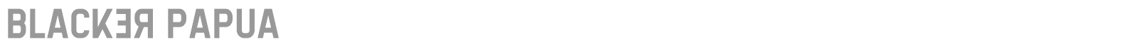 Blacker Papua font preview